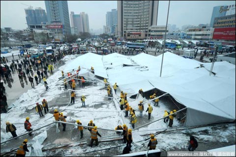 ���Ϲ��ݵȵش�ѩ��Ϯ ��ͨ�ܵ�����Ӱ��